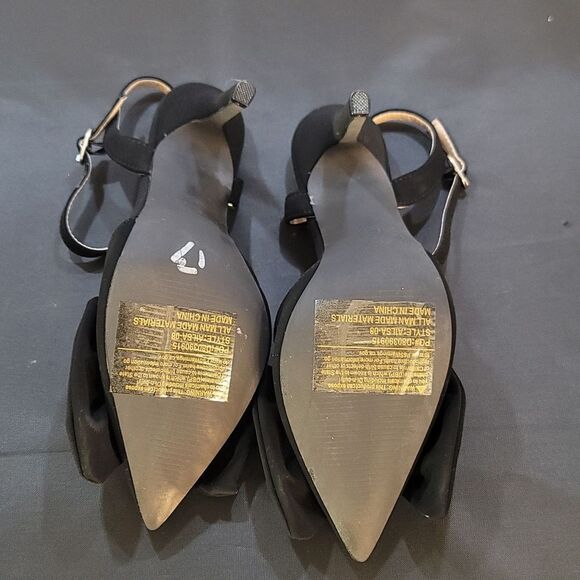 BRAND NEW FOREVER  FLOWER BOWNOT POINTED TOE HIGH HEEL STILETTO SANDAL - Picture 11 of 12